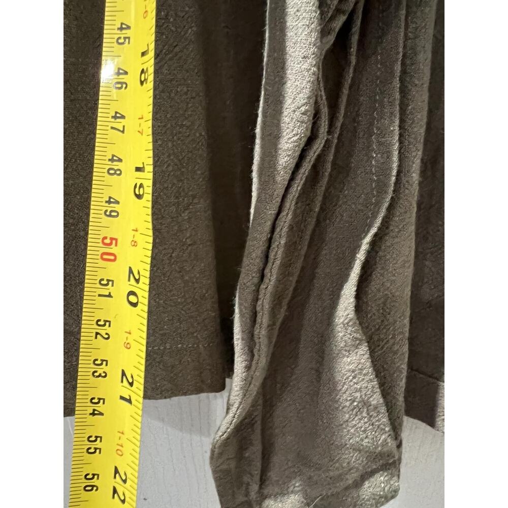 Lulus Women Carlow Olive Green Jacket Size XL Linen Cotton A001620 - Picture 5 of 9